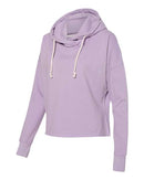 J. America - Women’s Lounge Fleece Hi-Low Hooded Sweatshirt - 8684