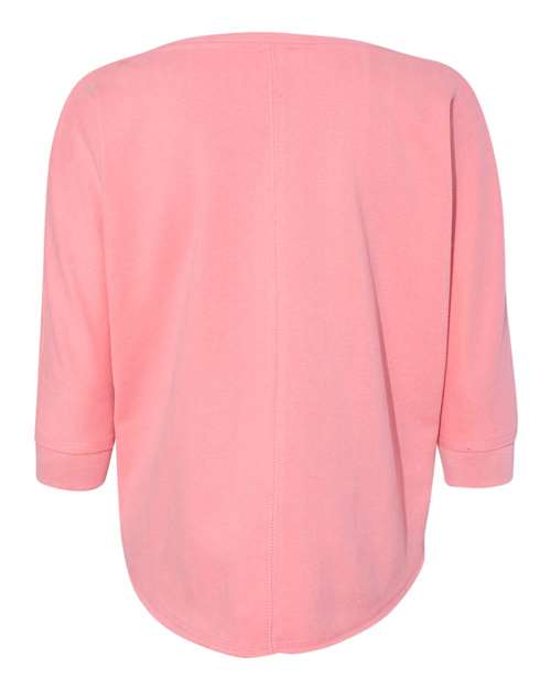 J. America - Women's Lounge Fleece Dolman Crewneck Sweatshirt - 8685