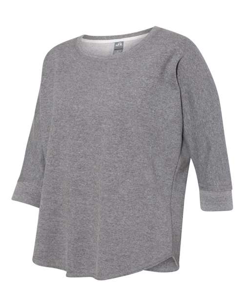 J. America - Women's Lounge Fleece Dolman Crewneck Sweatshirt - 8685