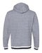 J. America - Peppered Fleece Lapover Hooded Sweatshirt - 8701