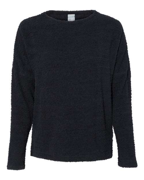 J. America - Women’s Teddy Fleece Crewneck Pullover - 8681