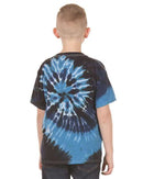 Dyenomite - Youth Multi-Color Spiral Tie-Dyed T-Shirt - 20BMS