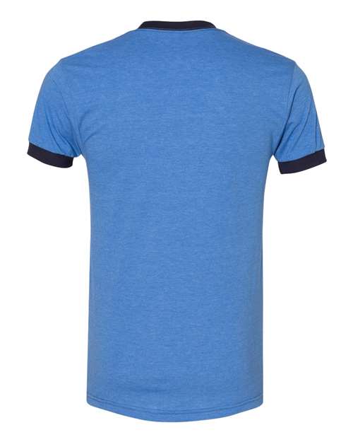 American Apparel - Unisex 50/50 Ringer Tee - BB410W