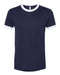 American Apparel - Unisex 50/50 Ringer Tee - BB410W