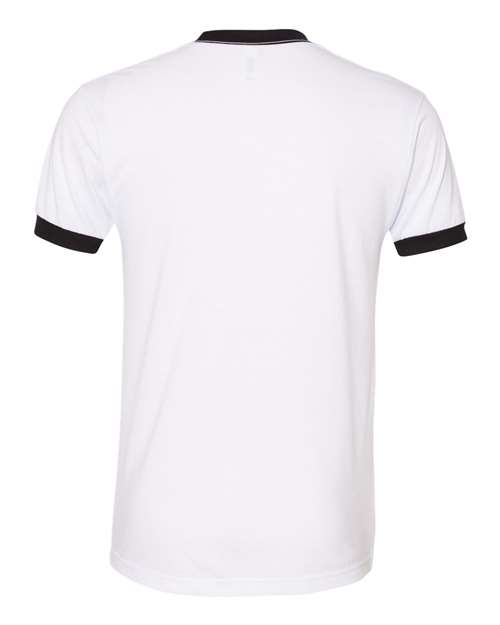 American Apparel - Unisex 50/50 Ringer Tee - BB410W