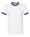 American Apparel - Unisex 50/50 Ringer Tee - BB410W