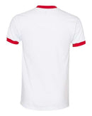 American Apparel - Unisex 50/50 Ringer Tee - BB410W