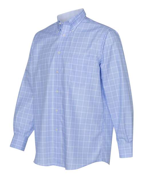 Van Heusen - Blue Suitings Non-Iron Patterned Shirt - 13V0467