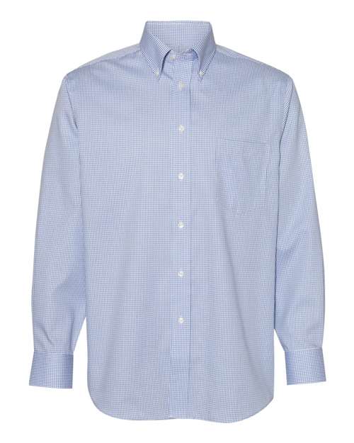 Van Heusen - Blue Suitings Non-Iron Patterned Shirt - 13V0467