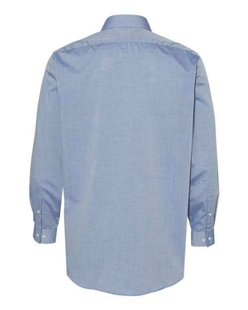 Van Heusen - Chambray Spread Flex Collar Shirt - 13V0465