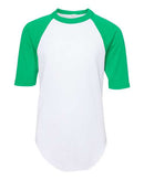 Augusta Sportswear - Youth Three-Quarter Sleeve Baseball Jersey - 4421