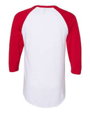 JERZEES - Premium Blend Ringspun Three-Quarter Sleeve Raglan Baseball T-Shirt - 560RR