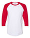 JERZEES - Premium Blend Ringspun Three-Quarter Sleeve Raglan Baseball T-Shirt - 560RR