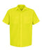 Red Kap - Enhanced Visibility Short Sleeve Work Shirt Tall Sizes - SS24L