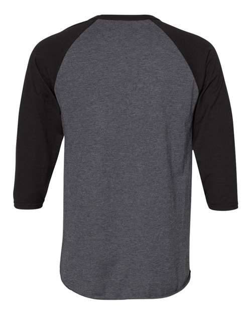 JERZEES - Premium Blend Ringspun Three-Quarter Sleeve Raglan Baseball T-Shirt - 560RR