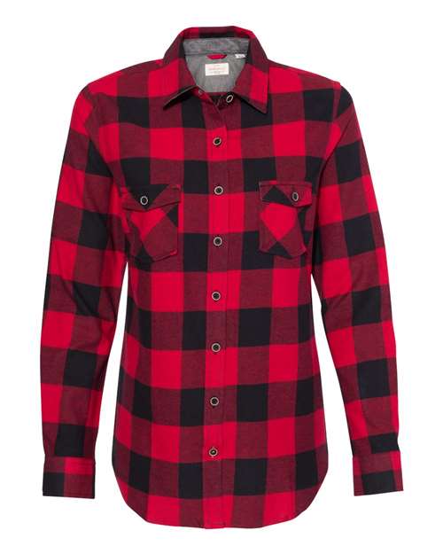 Weatherproof - Women's Vintage Brushed Flannel Long Sleeve Shirt - W164761