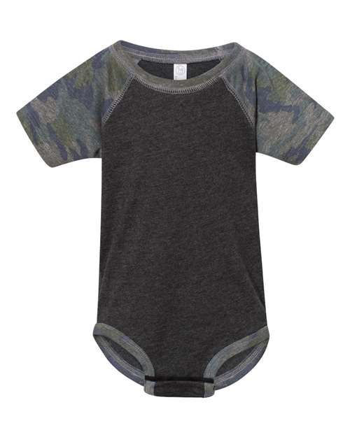 Rabbit Skins - Infant Baseball Fine Jersey Bodysuit - 4430