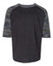 LAT - Youth Baseball Fine Jersey Three-Quarter Sleeve Tee - 6130