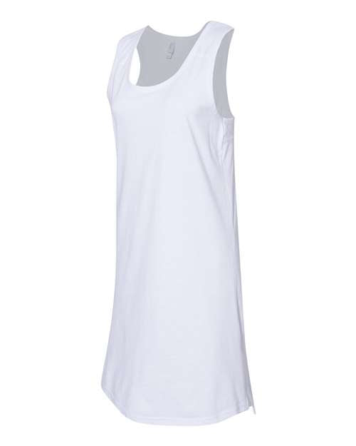 LAT - Women's Fine Jersey Racerback Tank Dress - 3523