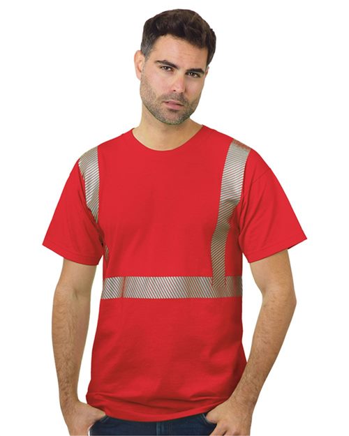 Bayside - USA-Made Hi-Visibility Comfort Trim Tee - 3700