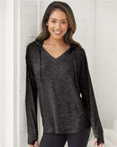 Boxercraft - Women's Cuddle Fleece V-Neck Hooded Pullover - L07