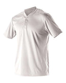 Alleson Athletic - Baseball Two Button Henley Jersey - 522MM (More Color)