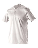 Alleson Athletic - Youth Baseball Two Button Henley Jersey - 522MMY