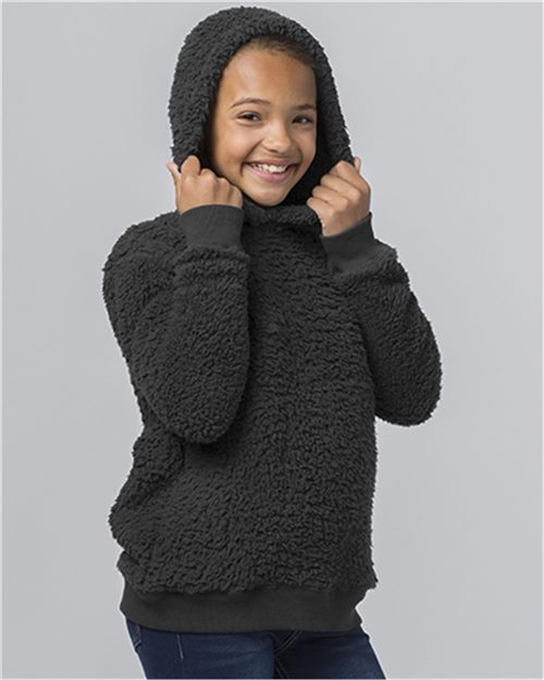 Boxercraft - Youth Sherpa Hooded Pillover - YQ15