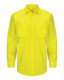 Red Kap - Enhanced & Hi-Visibility Long Sleeve Work Shirt - SY14