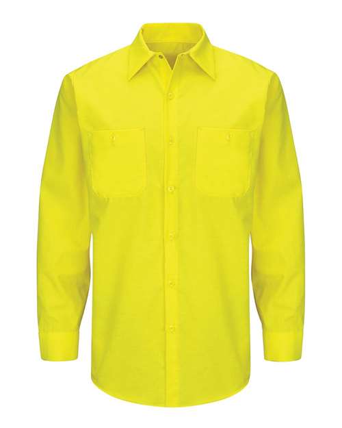 Red Kap - Enhanced & Hi-Visibility Long Sleeve Work Shirt - SY14