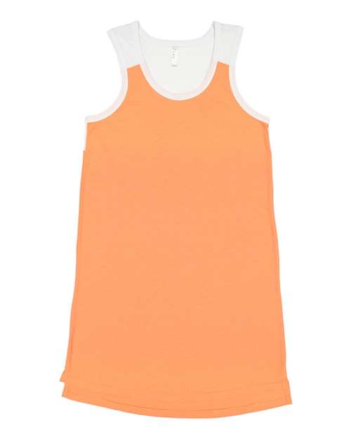 LAT - Women's Fine Jersey Racerback Tank Dress - 3523