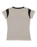 LAT - Women's Lace Up Fine Jersey Tee - 3533