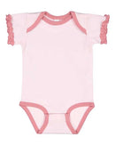 Rabbit Skins - Infant Ruffle Fine Jersey Bodysuit - 4429