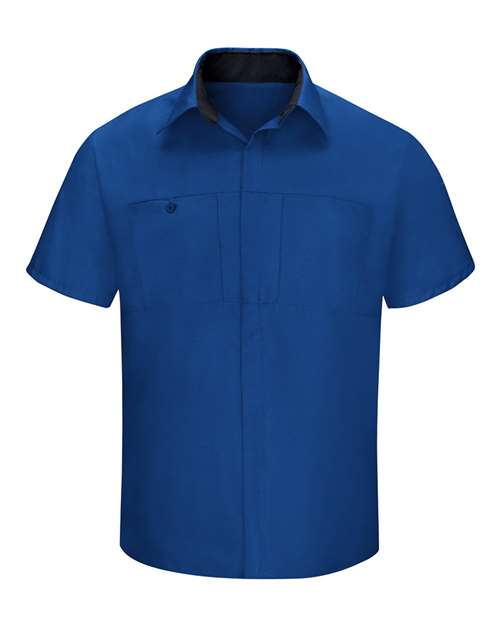 Red Kap - Performance Plus Short Sleeve Shop Shirt with Oilblok Technology - Long Sizes - SY42L