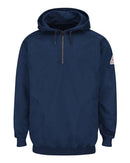 Bulwark - Pullover Hooded Fleece Sweatshirt Quarter-Zip - SEH8