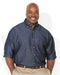 Sierra Pacific - Short Sleeve Denim Tall Sizes - 6211