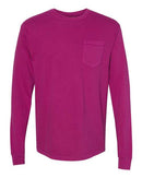 Comfort Colors - Garment-Dyed Heavyweight Long Sleeve Pocket T-Shirt - 4410