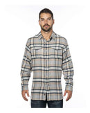 Burnside - Yarn-Dyed Long Sleeve Flannel Shirt - 8210 (More Color)