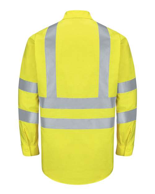 Red Kap - Enhanced & Hi-Visibility Long Sleeve Work Shirt - SY14