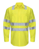 Red Kap - Enhanced & Hi-Visibility Long Sleeve Work Shirt - SY14