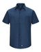 Red Kap - Mimix™ Short Sleeve Workshirt - Long Sizes - SX20L