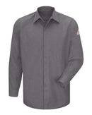 Bulwark - Concealed-Gripper Pocketless Long Sleeve Shirt - CoolTouch® 2 - SMS2