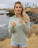 Independent Trading Co. - Women’s Lightweight California Wave Wash Hooded Sweatshirt - PRM2500