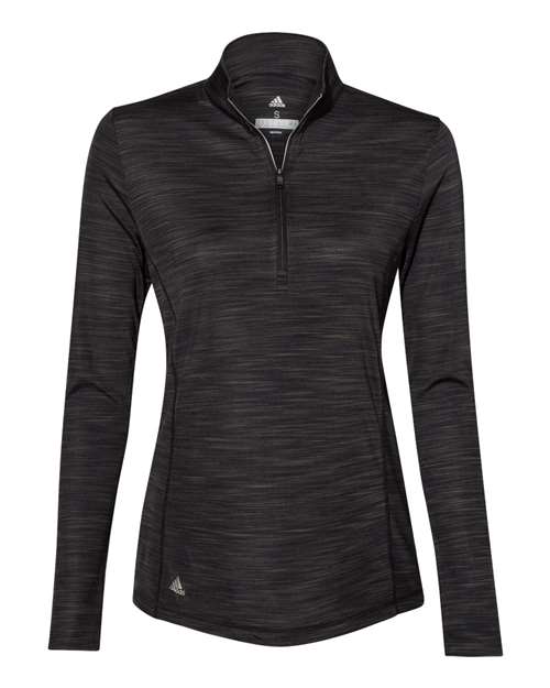 Adidas - Women's Lightweight Mélange Quarter-Zip Pullover - A476