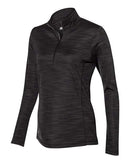 Adidas - Women's Lightweight Mélange Quarter-Zip Pullover - A476