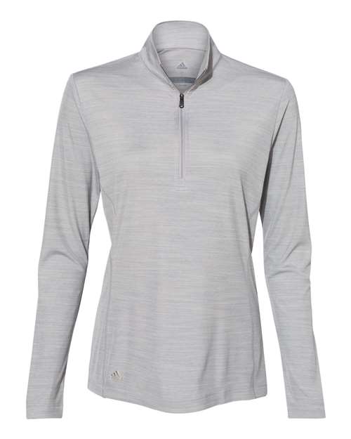 Adidas - Women's Lightweight Mélange Quarter-Zip Pullover - A476