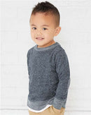 Rabbit Skins - Toddler Harborside Mélange French Terry Crew - 3379