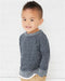 Rabbit Skins - Toddler Harborside Mélange French Terry Crew - 3379