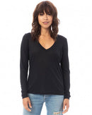 Alternative - Women's Long Sleeve Slinky Jersey V-Neck Tee - 3894