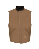 Bulwark - Brown Duck Vest Jacket Liner - EXCEL FR® ComforTouch - LLS2